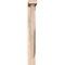 Ekena Millwork Traditional Block Smooth Bracket w/ Offset Brace, Douglas Fir, 3 1/2"W x 16"D x 28"H BKT0402X16X28TRA05SDF - alternate 4
